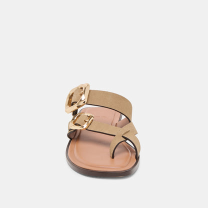 Shore Taupe Suede Sandals | Dolce Vita Quality