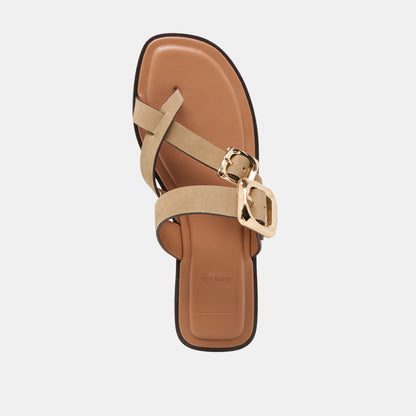 Shore Taupe Suede Sandals | Dolce Vita Quality