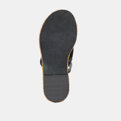 Reed Black Leather Sandals | Dolce Vita Latest