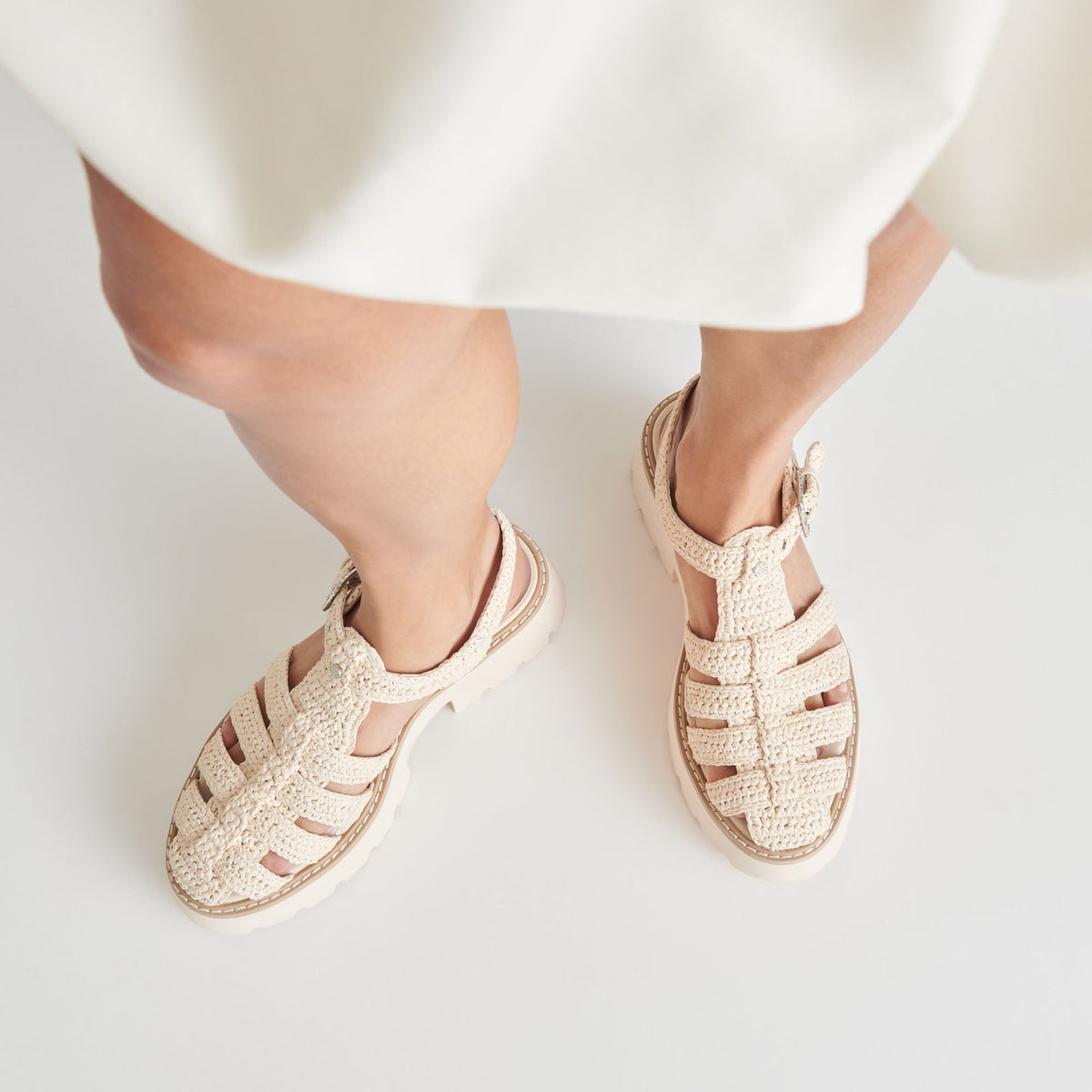 LASLY SANDALS OATMEAL KNIT
 – Dolce Vita | Dolce Vita Classic