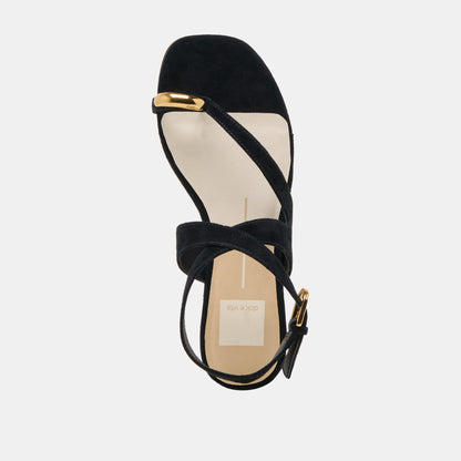 EARLA SANDALS ONYX SUEDE
 – Dolce Vita | Dolce Vita Popular