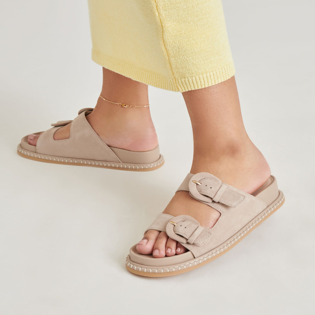 SHAUNY SANDALS DK TAUPE SUEDE
 – Dolce Vita | Dolce Vita Everyday
