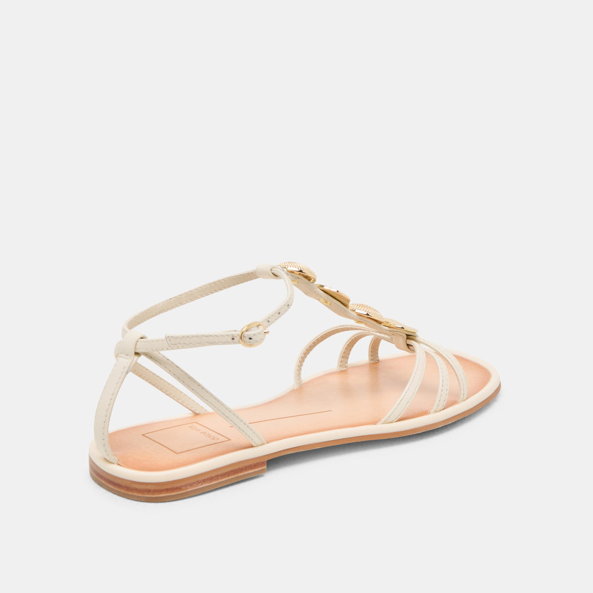 Faun Off White Leather Sandals | Dolce Vita Classic