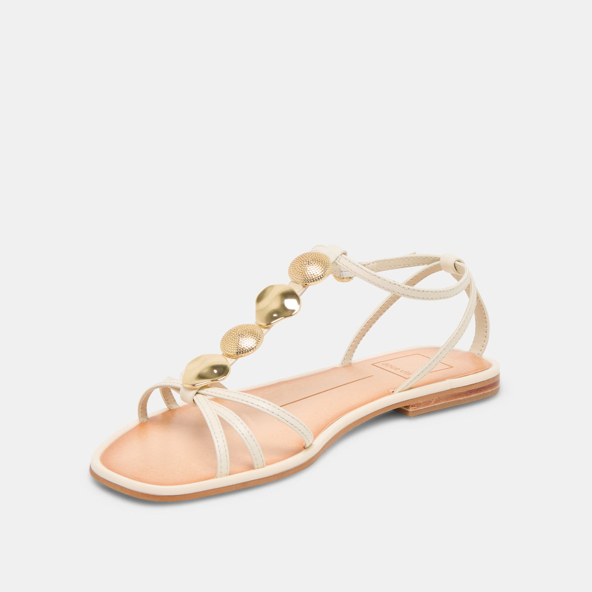 Faun Off White Leather Sandals | Dolce Vita Classic