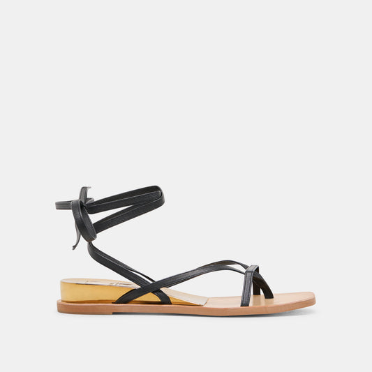 RUDIE SANDALS BLACK LEATHER
 – Dolce Vita | Dolce Vita Great Value