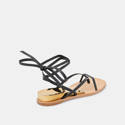 RUDIE SANDALS BLACK LEATHER
 – Dolce Vita | Dolce Vita Great Value