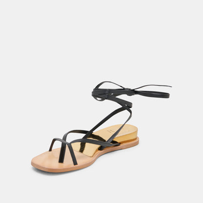 RUDIE SANDALS BLACK LEATHER
 – Dolce Vita | Dolce Vita Great Value