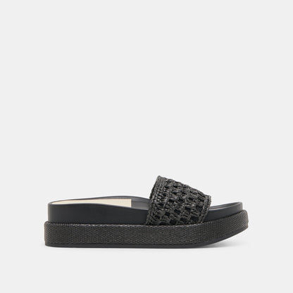 SIDONA SANDALS ONYX RAFFIA
 – Dolce Vita | Dolce Vita Value
