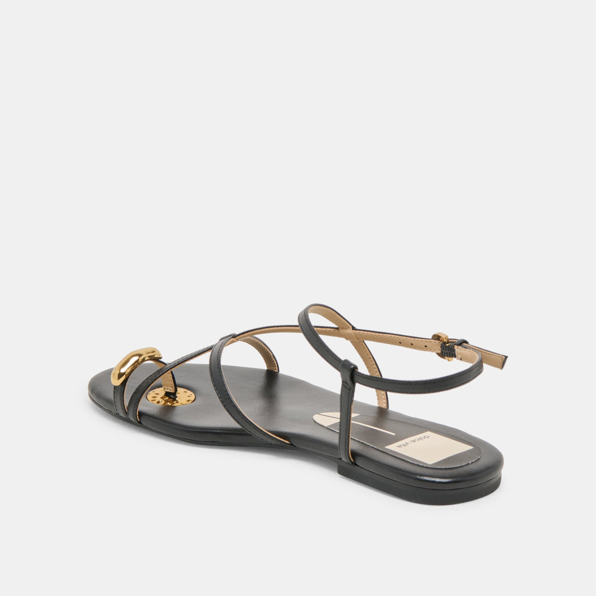 KESHA SANDALS BLACK LEATHER
 – Dolce Vita | Dolce Vita Premium
