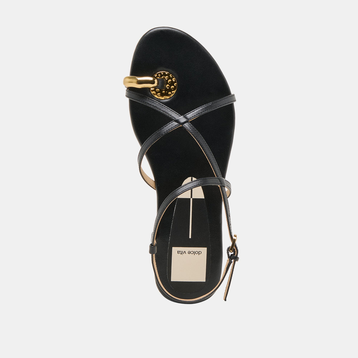 KESHA SANDALS BLACK LEATHER
 – Dolce Vita | Dolce Vita Premium