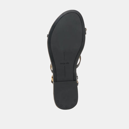 KESHA SANDALS BLACK LEATHER
 – Dolce Vita | Dolce Vita Premium