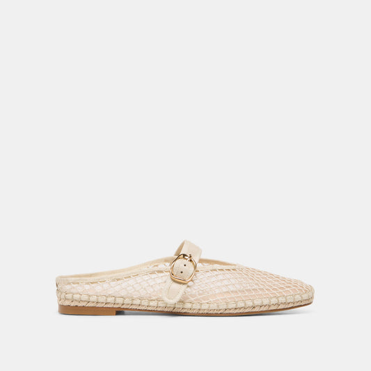 Milie Ecru Woven Mesh Flats | Dolce Vita Signature