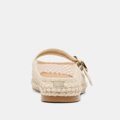 Milie Ecru Woven Mesh Flats | Dolce Vita Signature