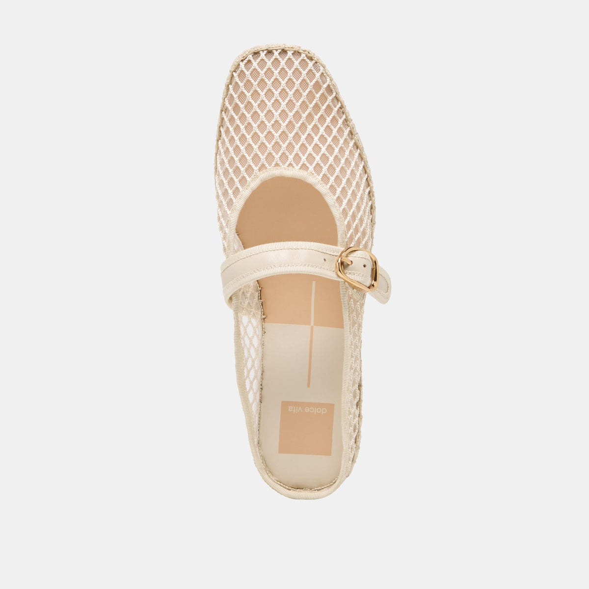 Milie Ecru Woven Mesh Flats | Dolce Vita Signature