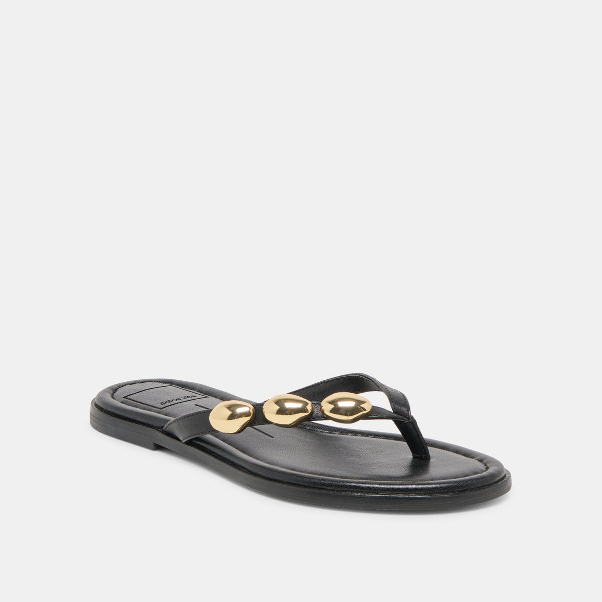 Juny Black Leather Sandals | Dolce Vita Recommended