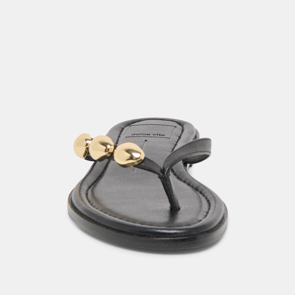 Juny Black Leather Sandals | Dolce Vita Recommended