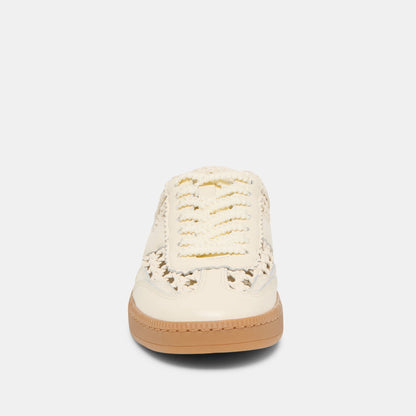 Notice Slide Woven Off White Woven Stella Sneakers | Dolce Vita New