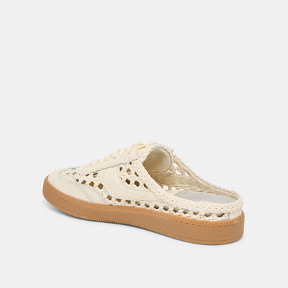 Notice Slide Woven Off White Woven Stella Sneakers | Dolce Vita New