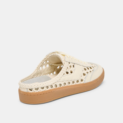 Notice Slide Woven Off White Woven Stella Sneakers | Dolce Vita New