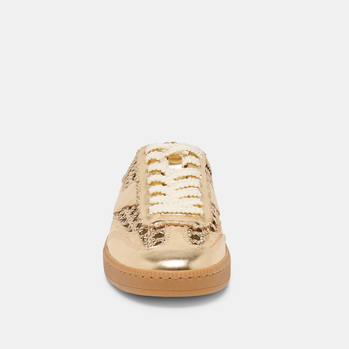 Notice Slide Gold Woven Stella Sneakers | Dolce Vita New
