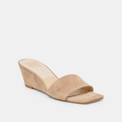 Qaily Camel Suede Wedges | Dolce Vita Great Value