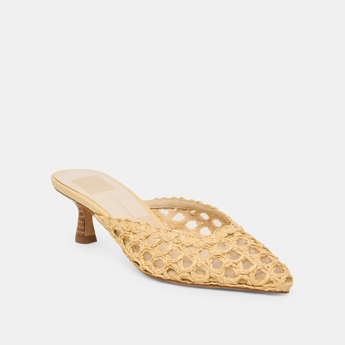 Cleo Loop Natural Raffia Heels | Dolce Vita Great Value
