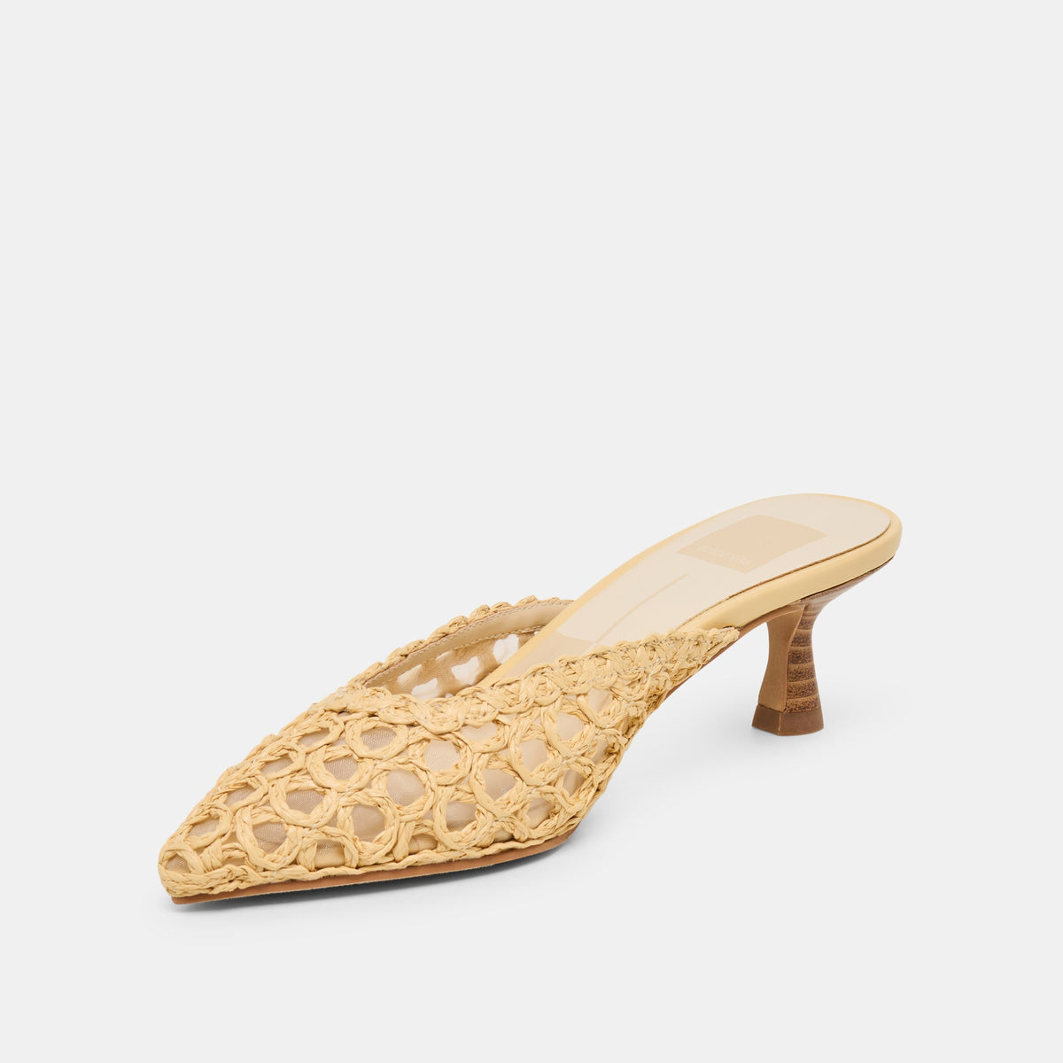 Cleo Loop Natural Raffia Heels | Dolce Vita Great Value