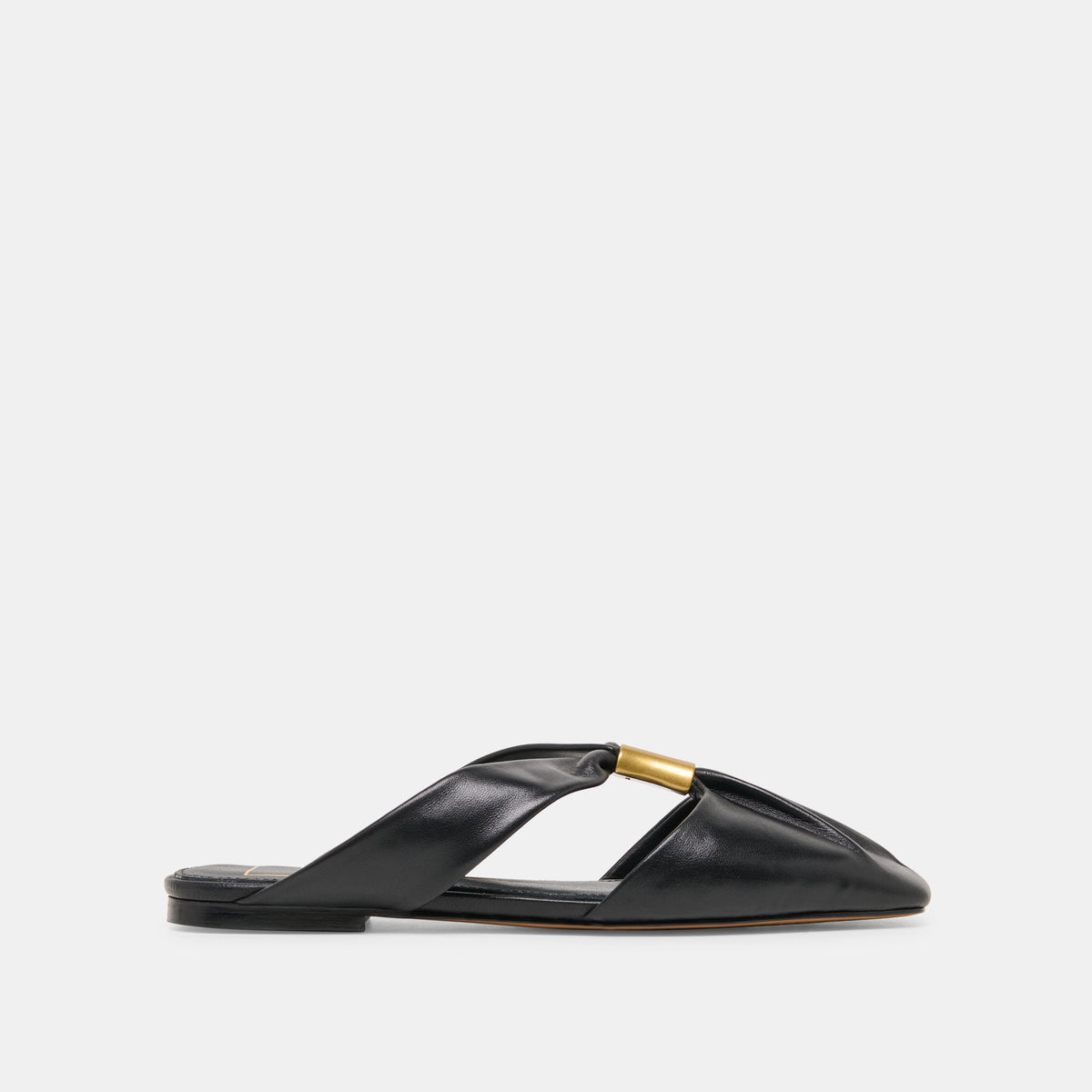 Franey Black Leather Flats | Dolce Vita Exclusive