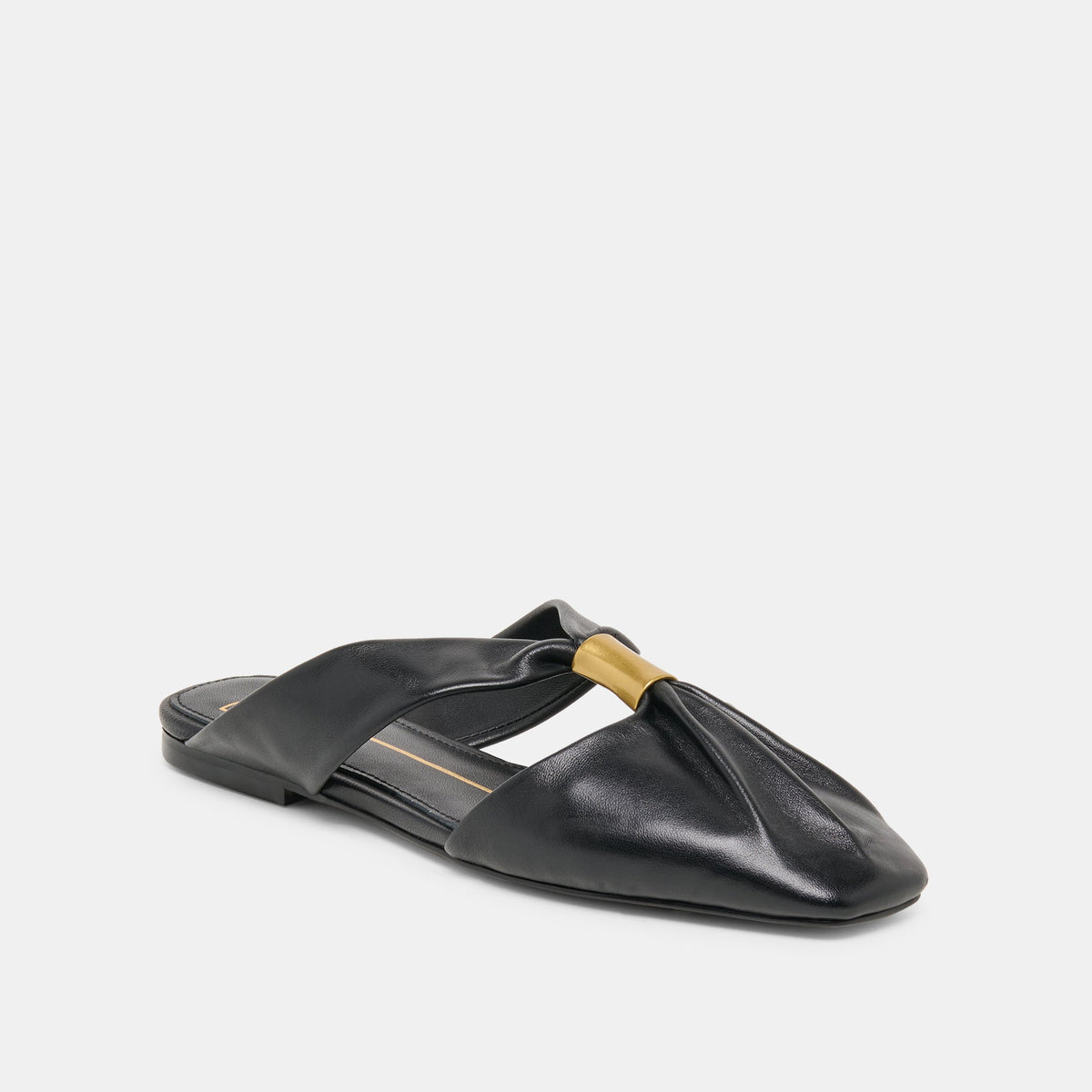 Franey Black Leather Flats | Dolce Vita Exclusive