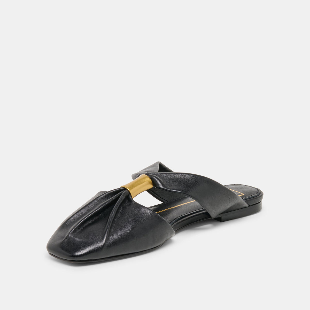 Franey Black Leather Flats | Dolce Vita Exclusive