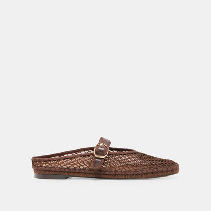 Milie Chocolate Woven Mesh Flats | Dolce Vita Smart Buy