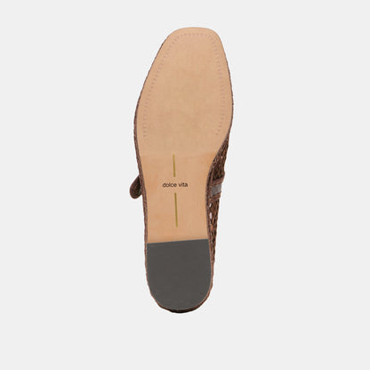 Milie Chocolate Woven Mesh Flats | Dolce Vita Smart Buy