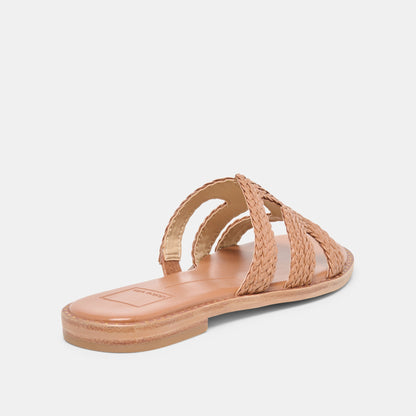 EMON Caramel Stella Slide Open-Toe Sandals | Dolce Vita Popular