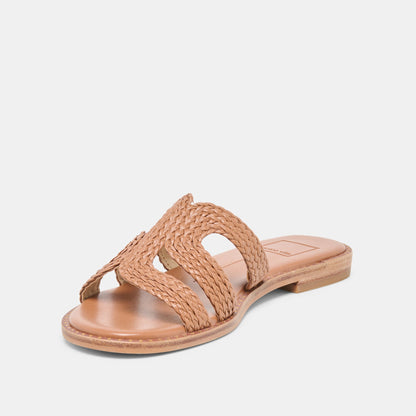EMON Caramel Stella Slide Open-Toe Sandals | Dolce Vita Popular