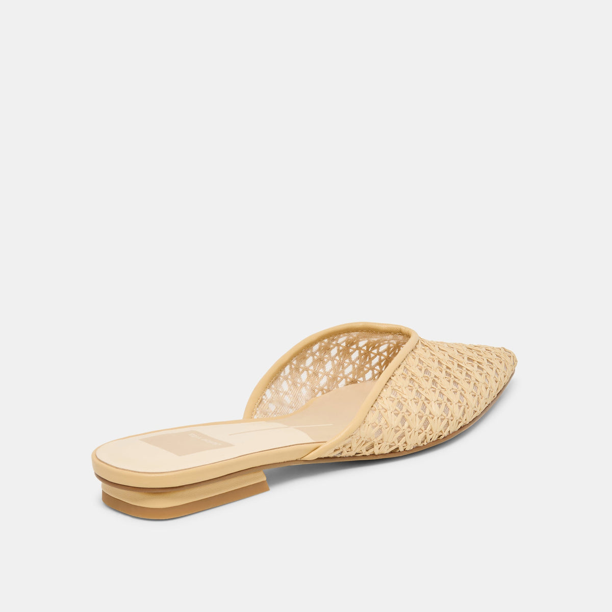 Elm Natural Cross Hatch Raffia Flats | Dolce Vita Value