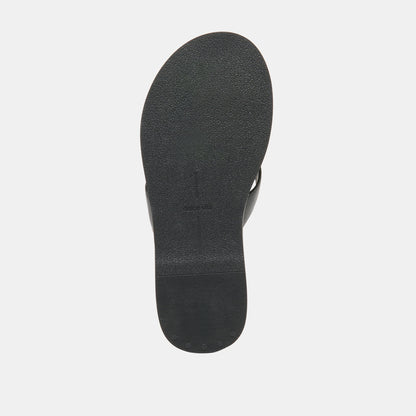 Jaina Black Leather Sandals | Dolce Vita Exclusive