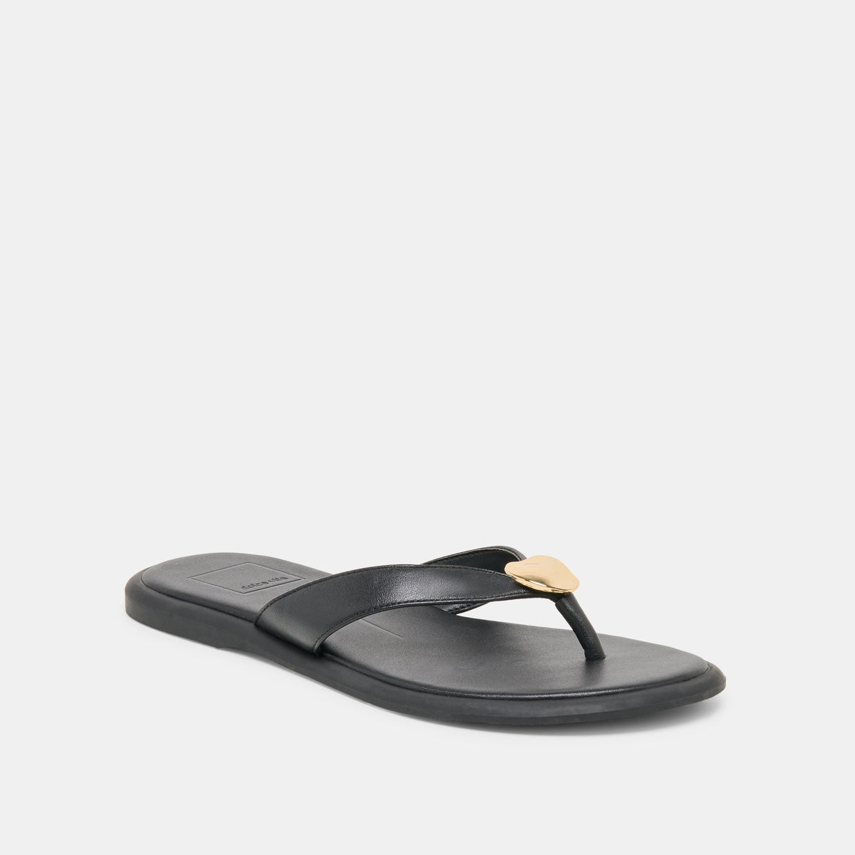 Jaina Black Leather Sandals | Dolce Vita Exclusive