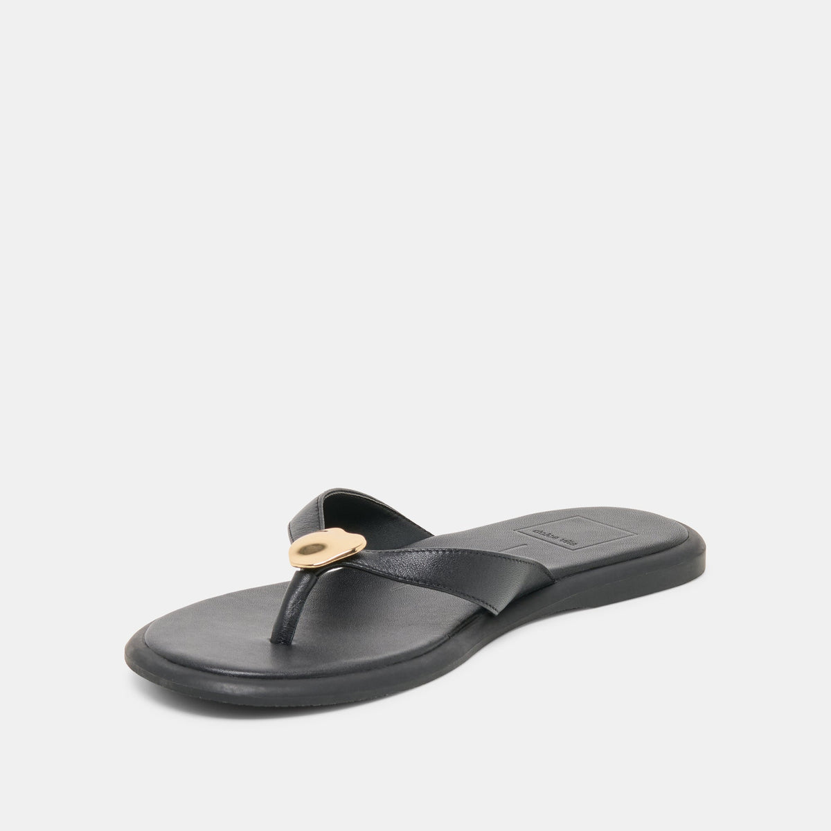 Jaina Black Leather Sandals | Dolce Vita Exclusive