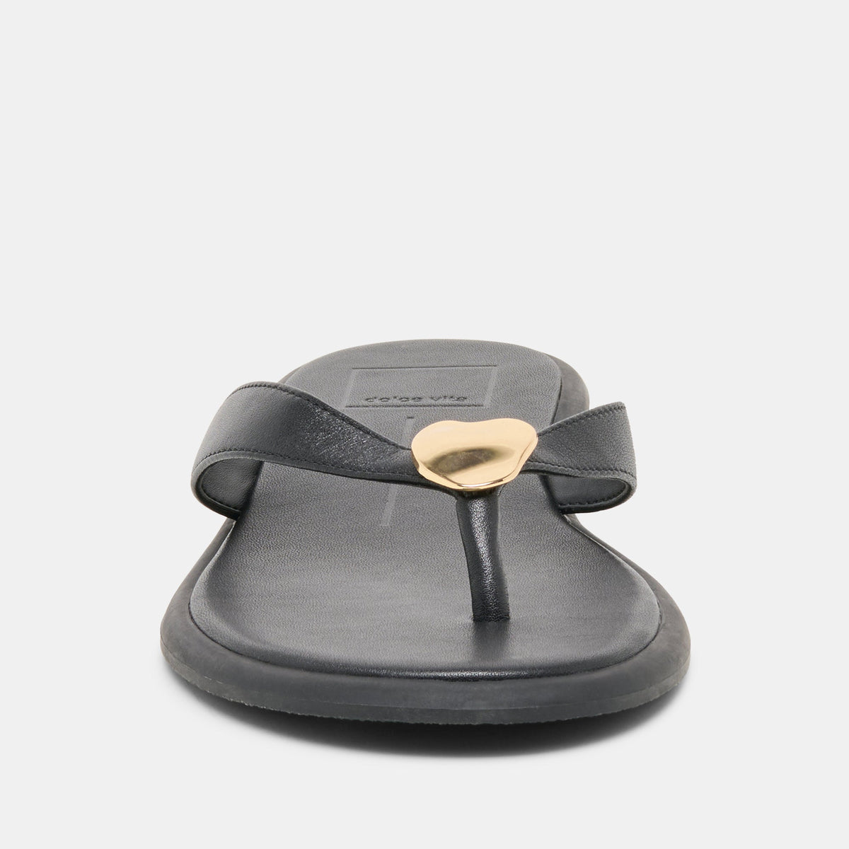 Jaina Black Leather Sandals | Dolce Vita Exclusive