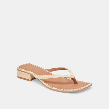 BARTY SANDALS LT NATURAL RAFFIA
 – Dolce Vita | Dolce Vita Latest