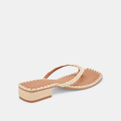 BARTY SANDALS LT NATURAL RAFFIA
 – Dolce Vita | Dolce Vita Latest