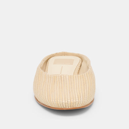 Eila Lt Natural Raffia Flats | Dolce Vita Recommended