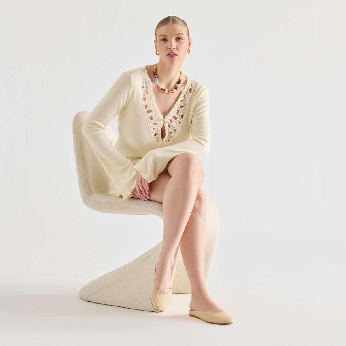 Eila Lt Natural Raffia Flats | Dolce Vita Recommended