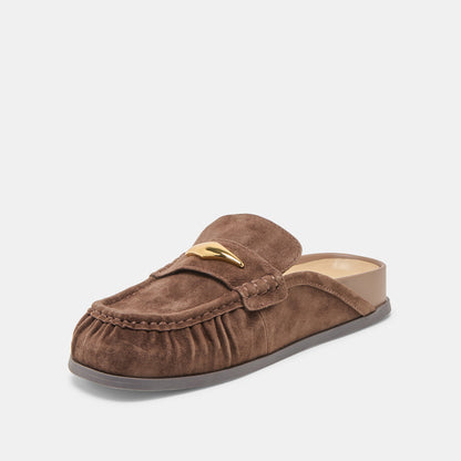 Jodero Dk Brown Suede Flats | Dolce Vita Best Price