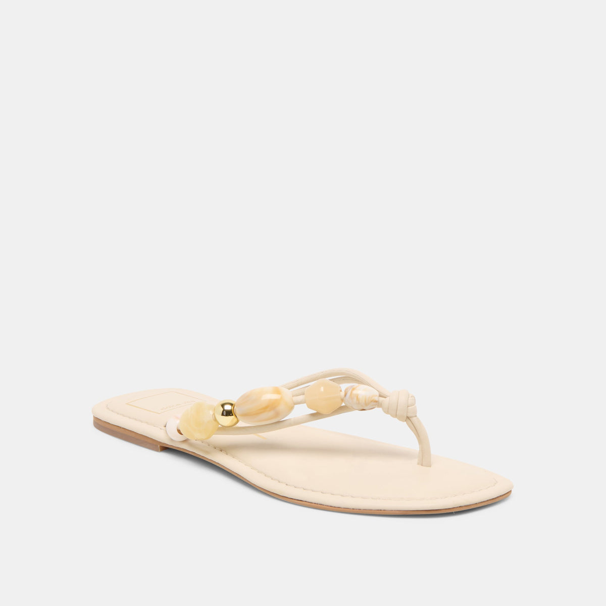 Cely Ivory Leather Sandals | Dolce Vita Latest
