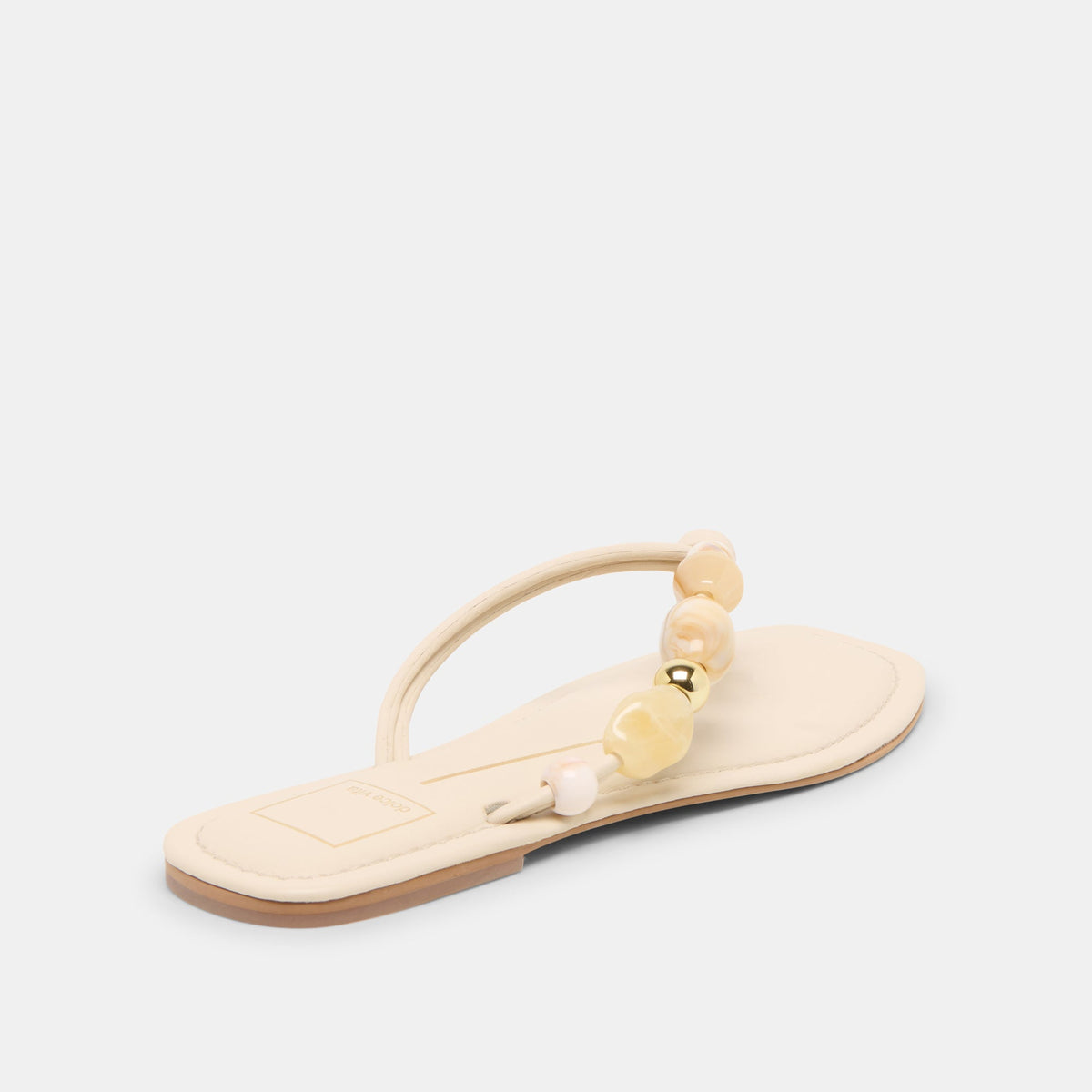 Cely Ivory Leather Sandals | Dolce Vita Latest