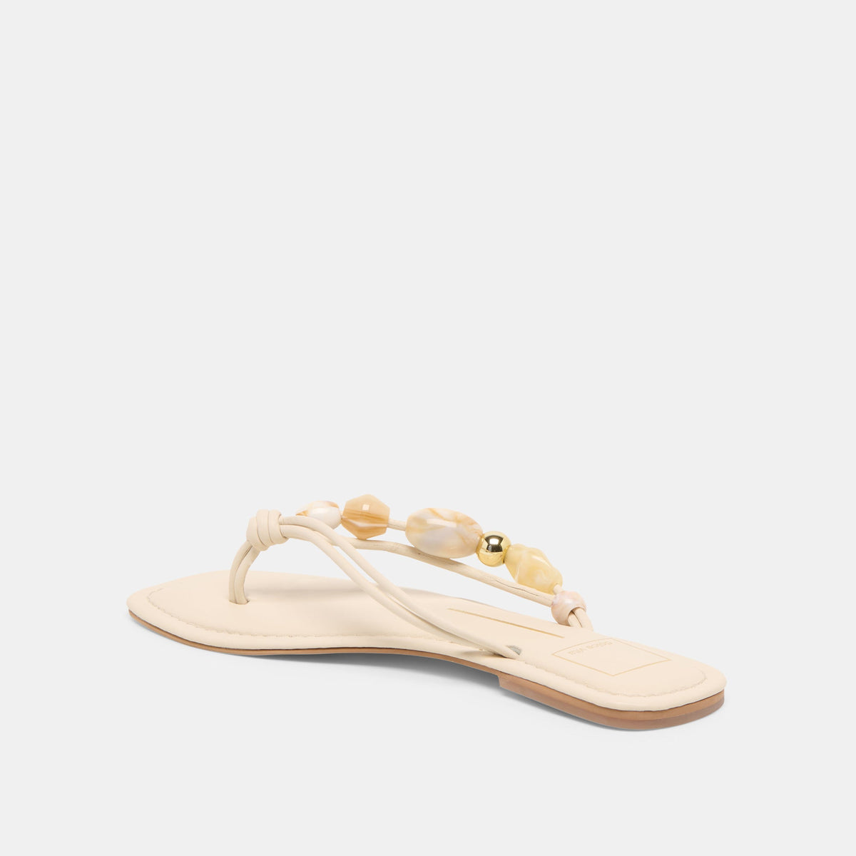 Cely Ivory Leather Sandals | Dolce Vita Latest