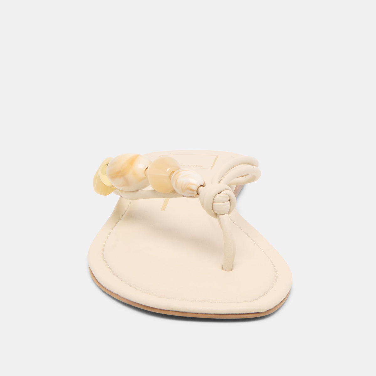 Cely Ivory Leather Sandals | Dolce Vita Latest