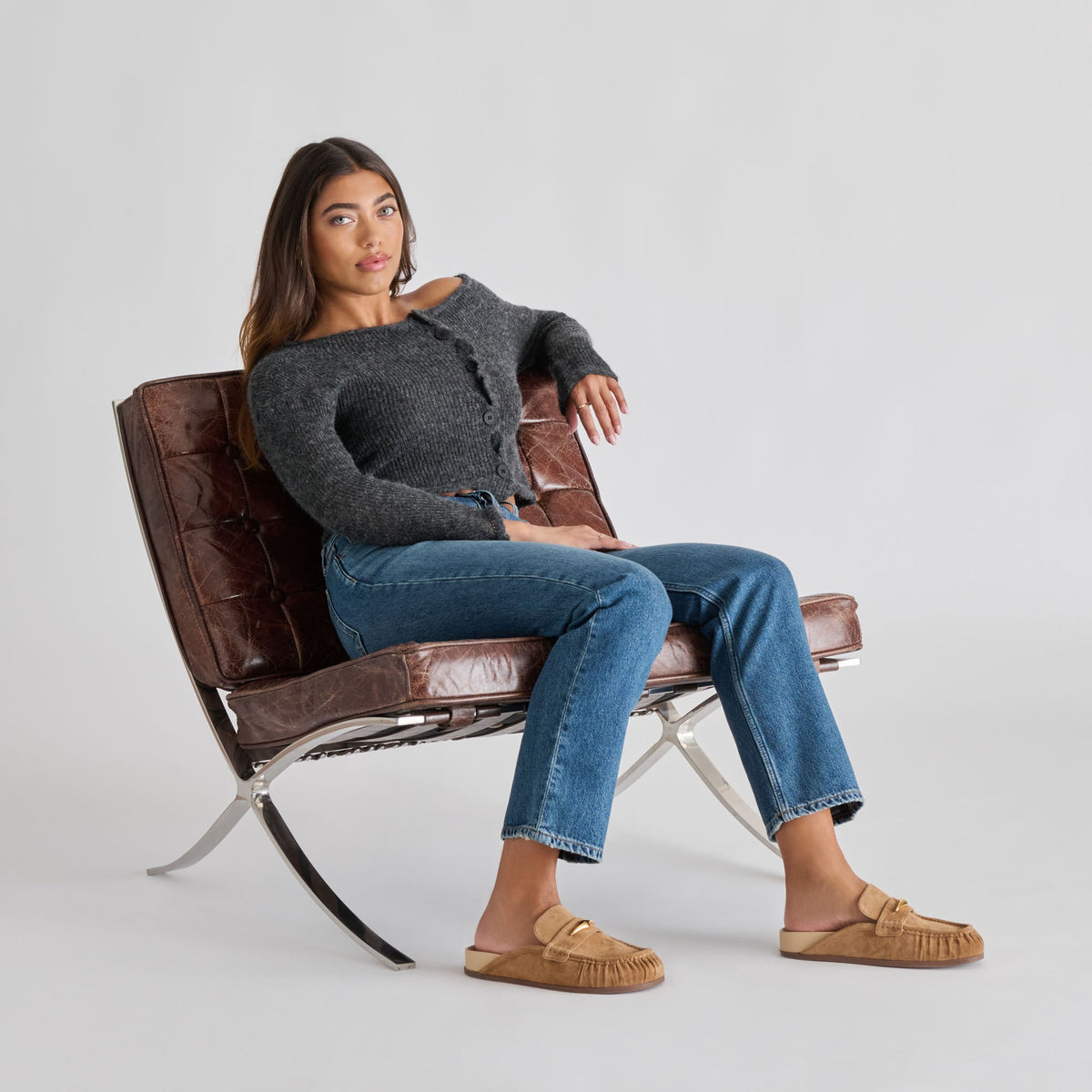 Jodero Lt Brown Suede Flats | Dolce Vita Great Value