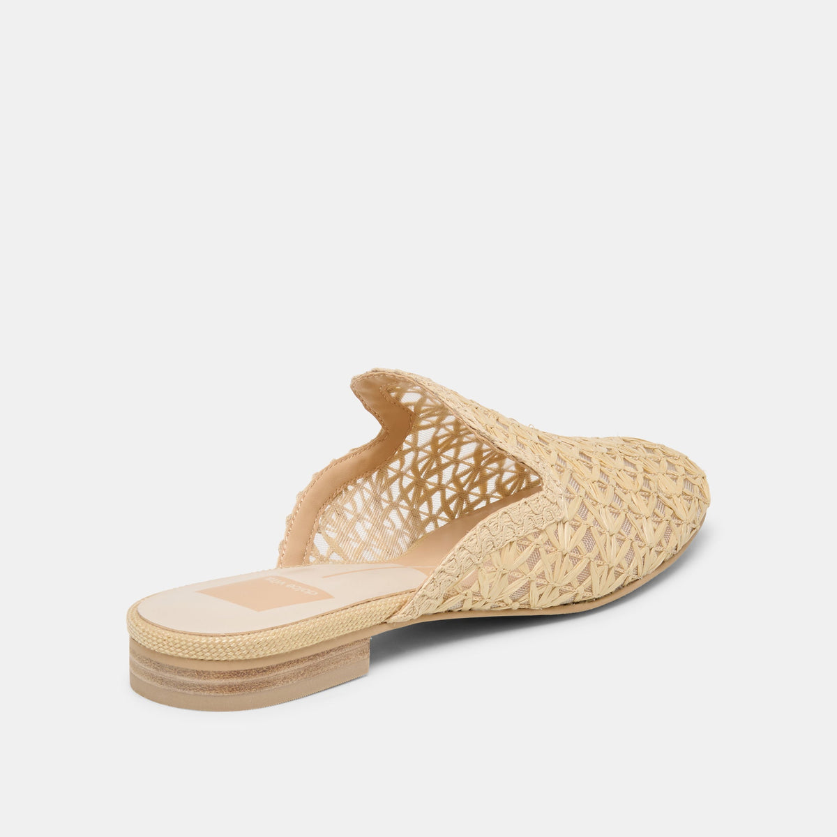 Kirt Lt Natural Cross Hatch Raffia Flats | Dolce Vita Popular